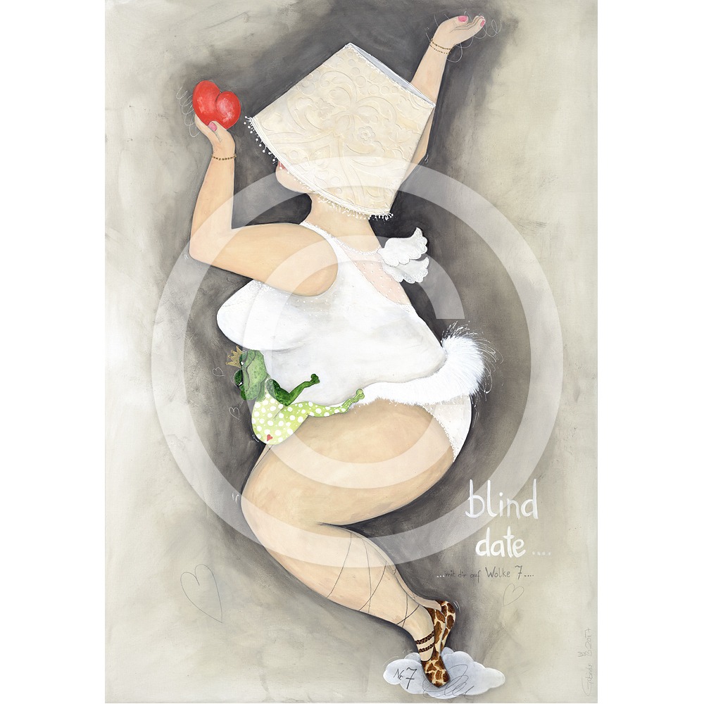 Leinwandbild Blind Date Fine-Art-Print Museumsqualität Keilrahmen Drahtseilaufhängung handsigniert Zertifikat Limited Edition Illustration Humor Kreativ Geschenk Wohnaccessoire Dekoration Chapeau Marén Hamburg Hafencity Leinwandbild Blind Date Fine-Art-Print Museumsqualität Keilrahmen Drahtseilaufhängung handsigniert Zertifikat Limited Edition Illustration Humor Kreativ Geschenk Wohnaccessoire Dekoration Chapeau Marén Hamburg Hafencity